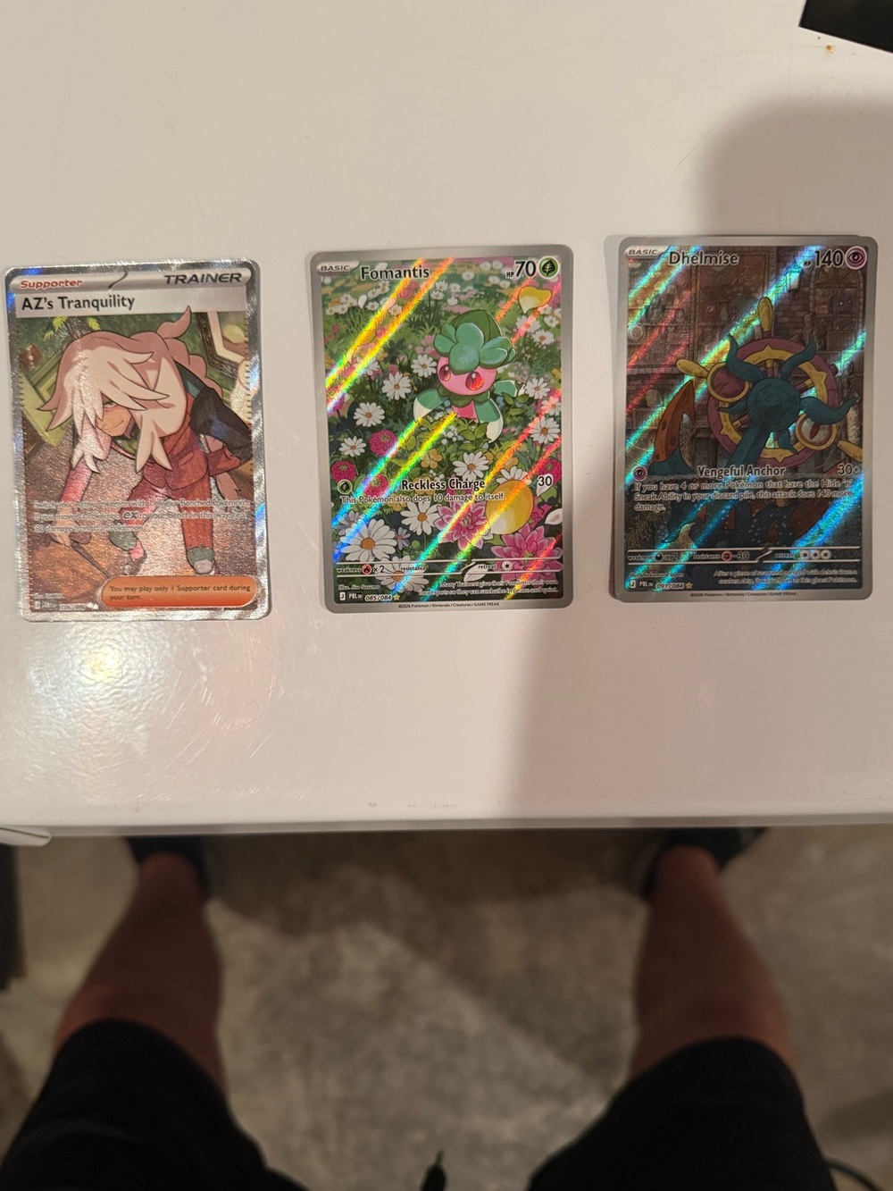 3 Pokemon cards
1x Azurill
1x Garchomp
1x Azurill